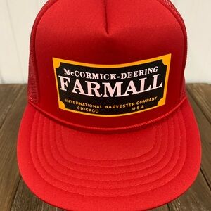 Vintage Farmall Red Trucker Hat